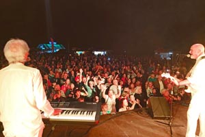 The Rubettes bei ihrem Deutschlandtourneeauftakt zum Schönauer Parkfest 2023